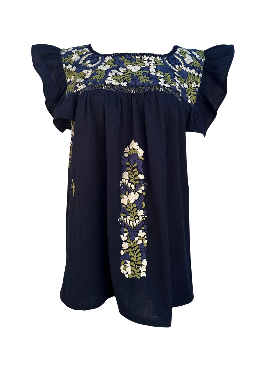 Soledad Azul y Verde Blouse