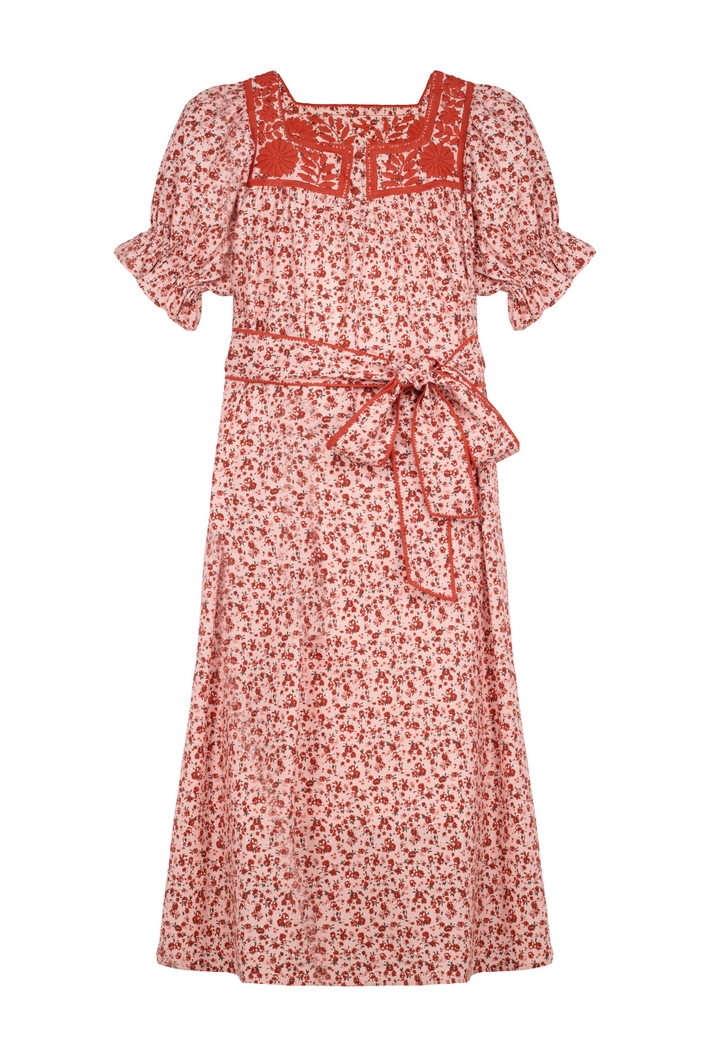 Maria Rosa Floral Midi Dress