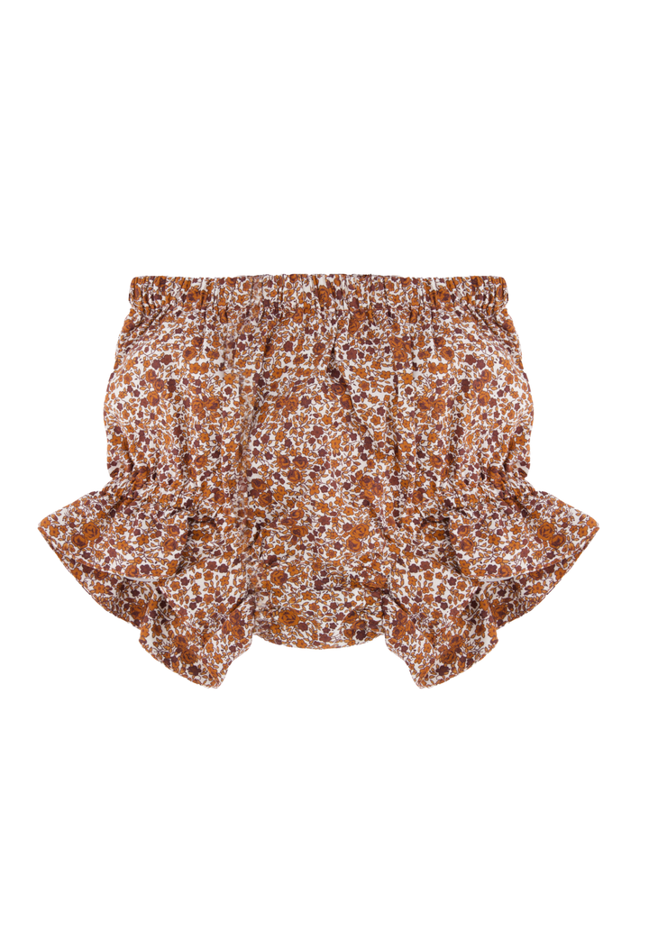 Ines Floral Naranja Girl's Dress