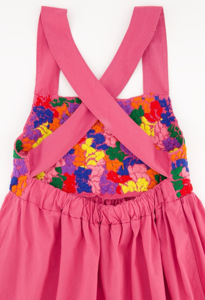 Chela Girl's Dress Childrens Chela Hot Pink Fiesta Dress Chela Hot Pink Fiesta Dress