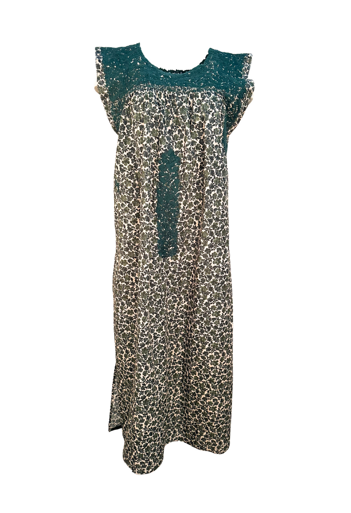 Floral Verde Midi Dress