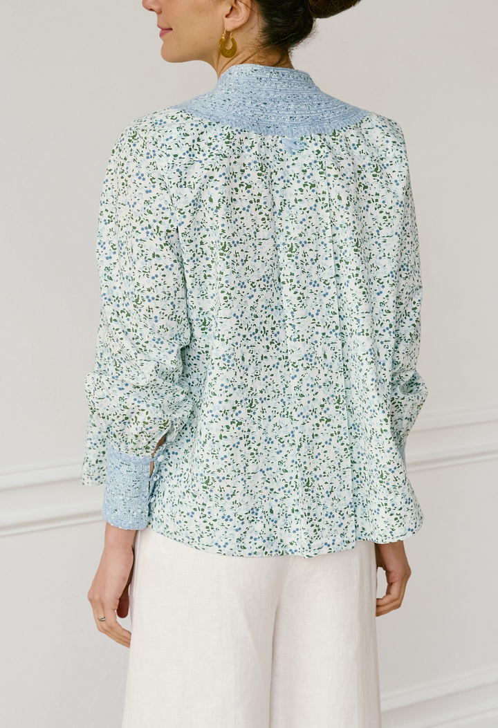 Beatriz Azul Blusa