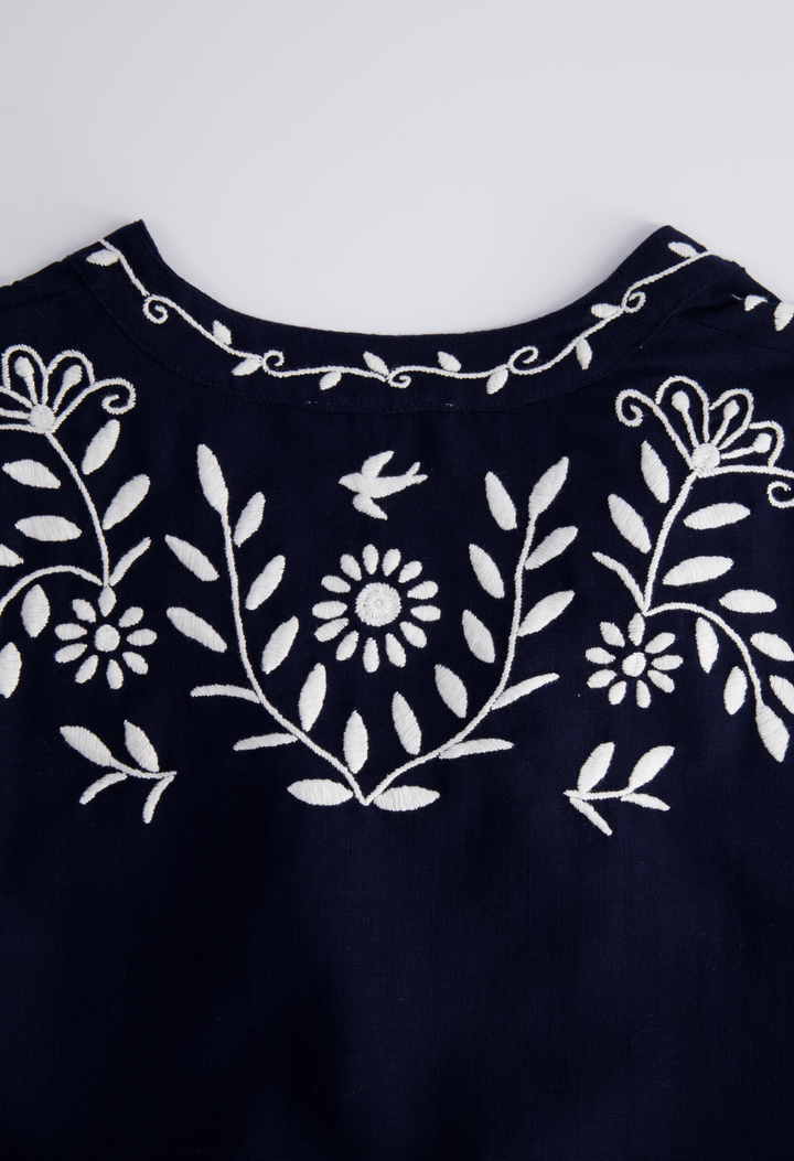 Martina Long Dress Dress Martina Navy and White Long Dress Martina Navy and White Long Dress