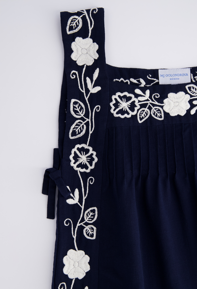 Mia Long Dress Dress Mia Navy and White Midi Dress Mia Navy and White Midi Dress