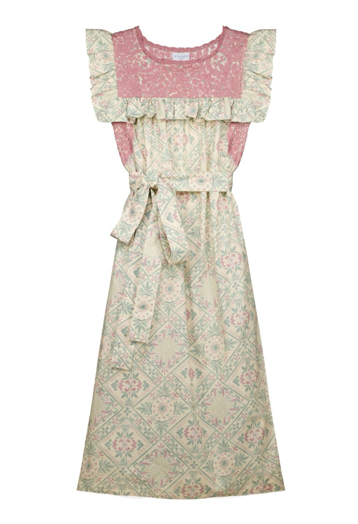 Selena Midi Dress Dress Selena Mauve and Seafoam Midi Dress Selena Mauve & Seafoam Midi Dress | Mi Golondrina