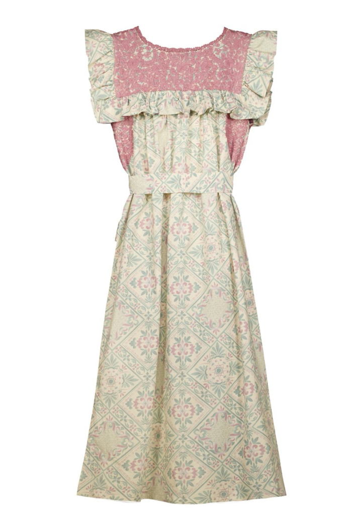 Selena Midi Dress Dress Selena Mauve and Seafoam Midi Dress Selena Mauve & Seafoam Midi Dress | Mi Golondrina