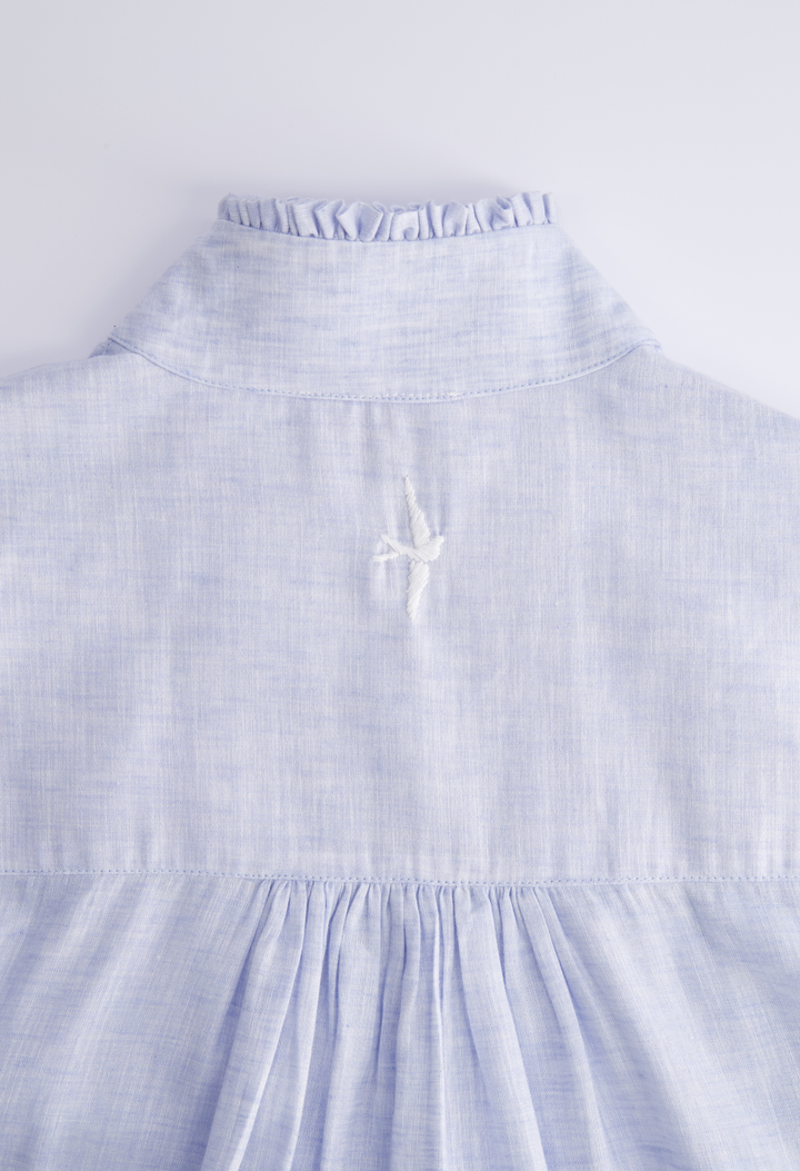 Paloma Blouse Blouse Paloma Light Blue and White Blouse Paloma Light Blue and White Blouse