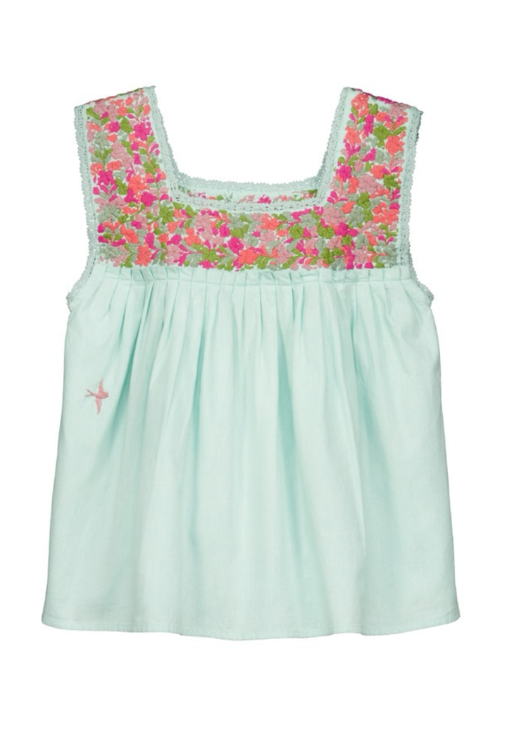 Dalia Blouse Blouse Dalia Teal Blouse Dalia Teal Blouse | Mi Golondrina