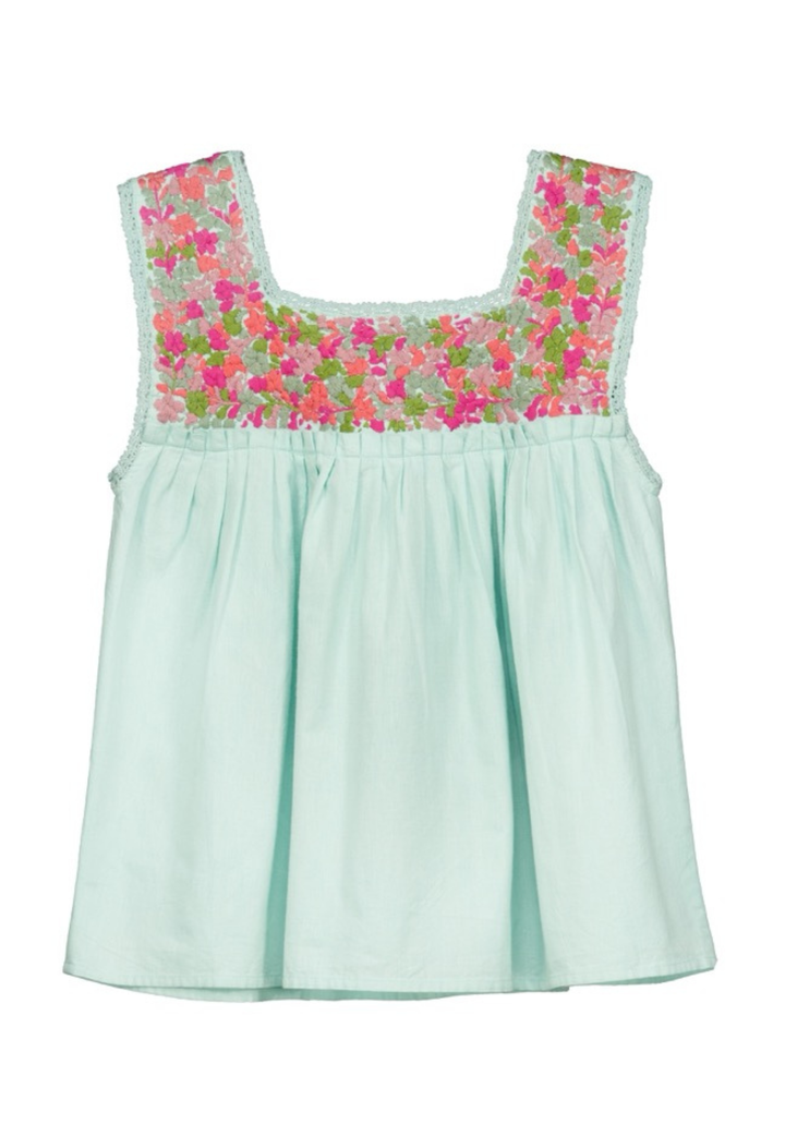 Dalia Blouse Blouse Dalia Teal Blouse Dalia Teal Blouse | Mi Golondrina