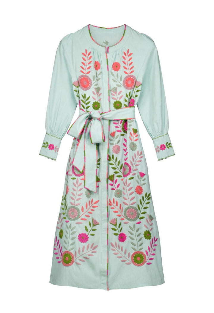 Martina Long Dress Dress Martina Teal Long Dress Martina Teal Long Dress | Mi Golondrina