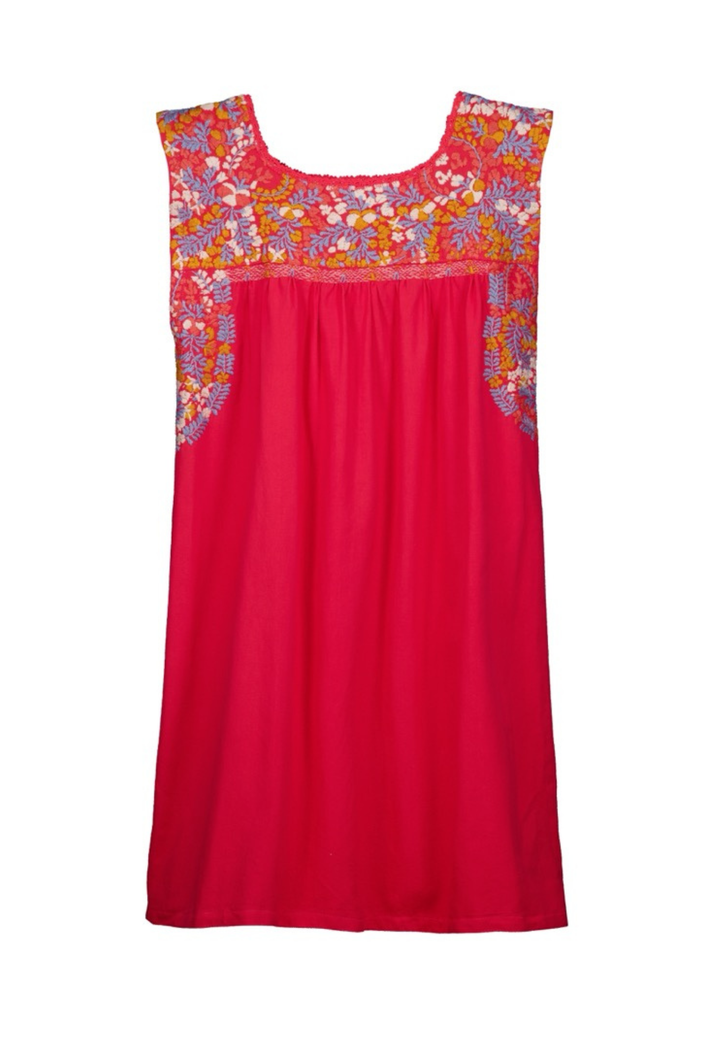 Flores Short Dress Dress Flores Coral Short Dress Flores Coral Short Dress | Mi Golondrina