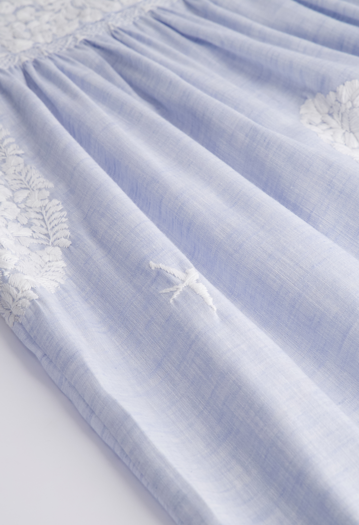 Julieta Short Dress Dress Julieta Light Blue Short Dress Julieta Light Blue Short Dress