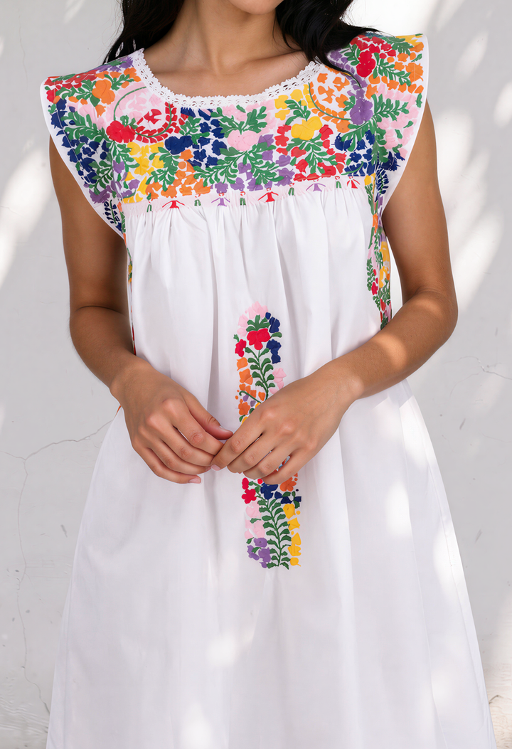 Flores Short Dress Dress Flores Classic Fiesta Short Dress Flores Classic Fiesta Short Dress | Mi Golondrina