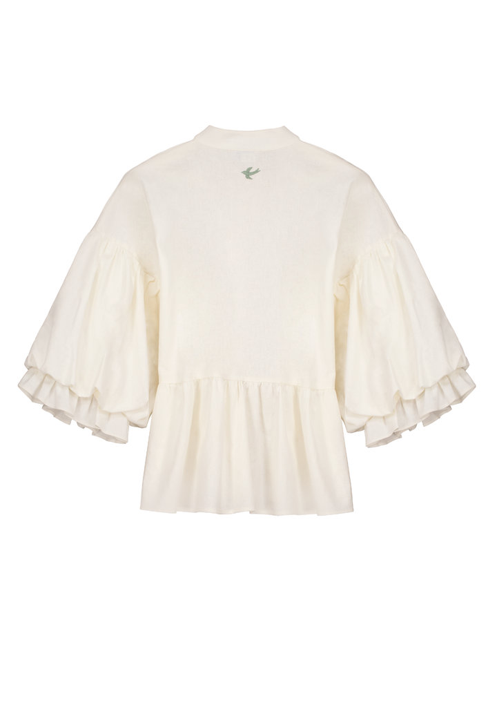 Francisca Blanca y Multicolor Blouse