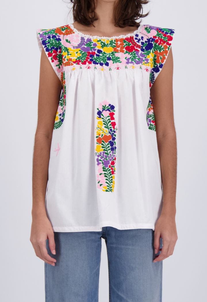 Flores Blouse Blouse Flores Classic Fiesta Blouse Flores Classic Fiesta Blouse | Mi Golondrina