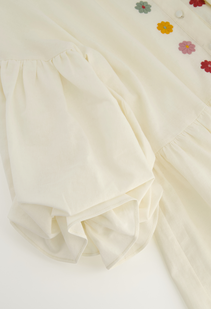 Francisca Blanca y Multicolor Blouse