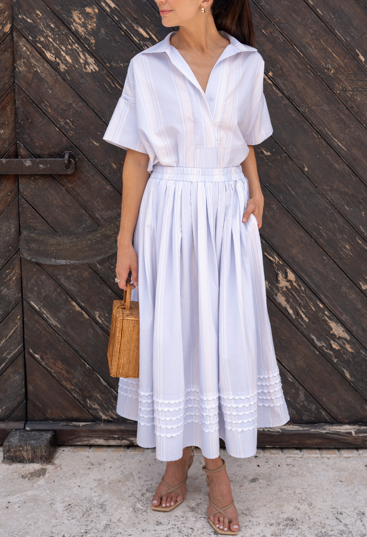 Daniela Azul Claro Skirt