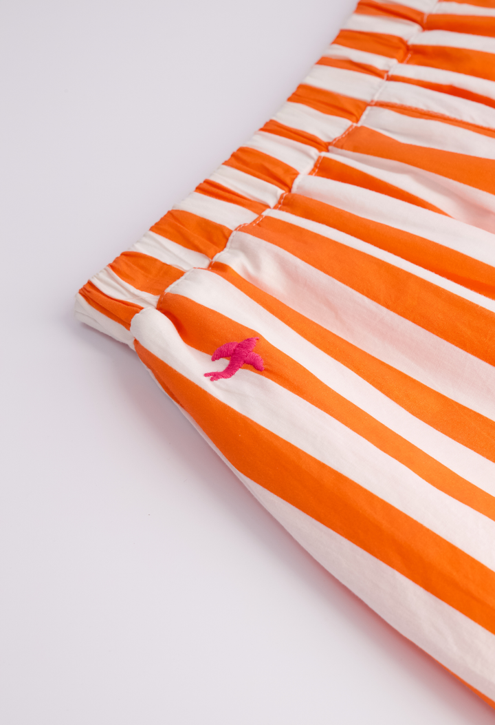 Paola Shorts Shorts Paola Orange Wide Stripe Shorts Paola Orange Wide Stripe Shorts