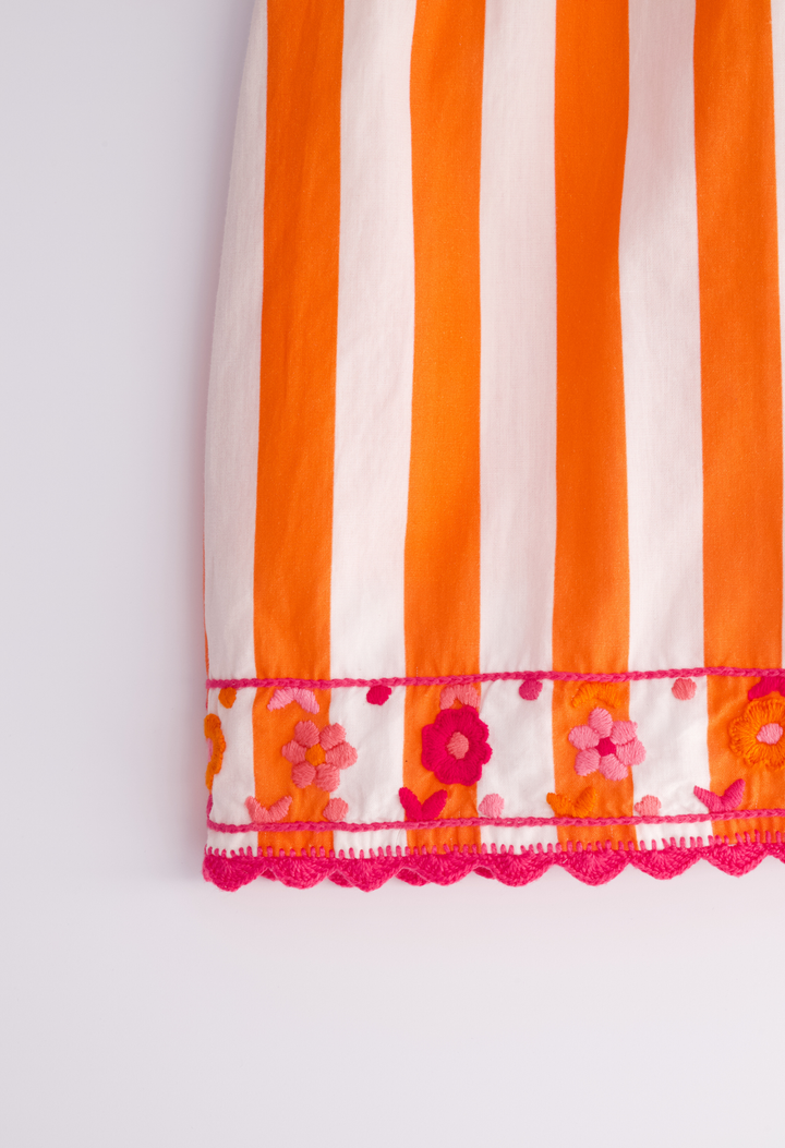 Paola Shorts Shorts Paola Orange Wide Stripe Shorts Paola Orange Wide Stripe Shorts
