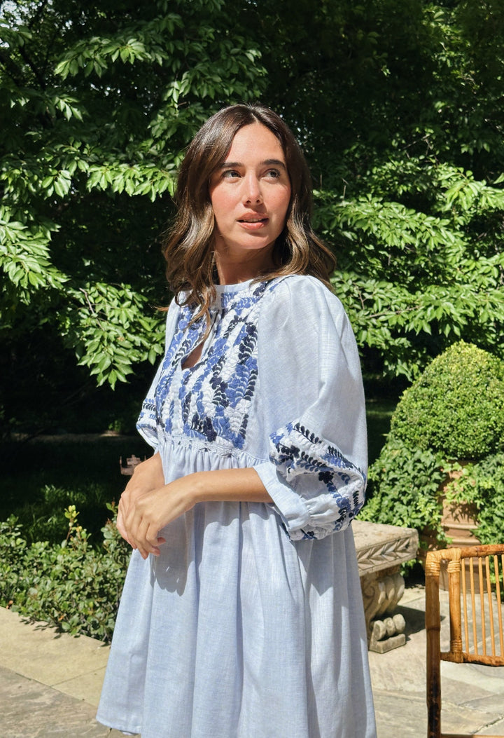 Violeta Short Dress Dress Violeta Multi Blue Short Dress Violeta Multi Blue Short Dress