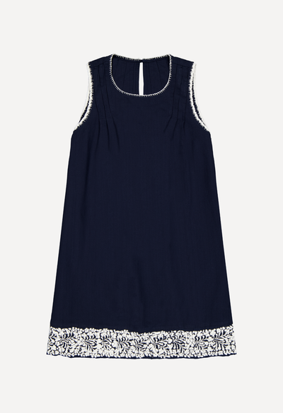 Mariana Navy Short Dress