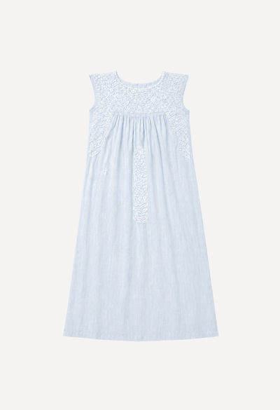Flores Midi Dress Dress Flores Light Blue Midi Dress Flores Light Blue Midi Dress | Mi Golondrina