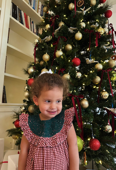 Olivia Red Gingham Bubble