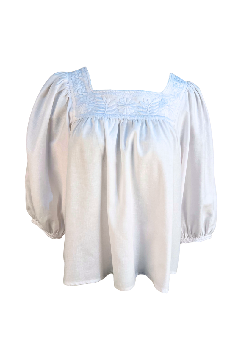 Marta White Blouse