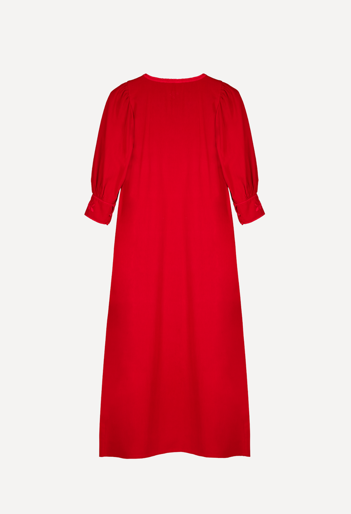 Adela Midi Dress Dress Adela Red Midi Dress Adela Red Midi Dress | Mi Golondrina