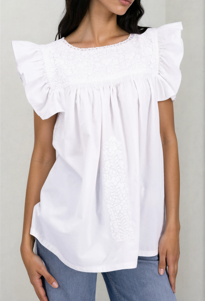 Soledad Blouse Blouse Soledad White Blouse Soledad White Blouse | Mi Golondrina