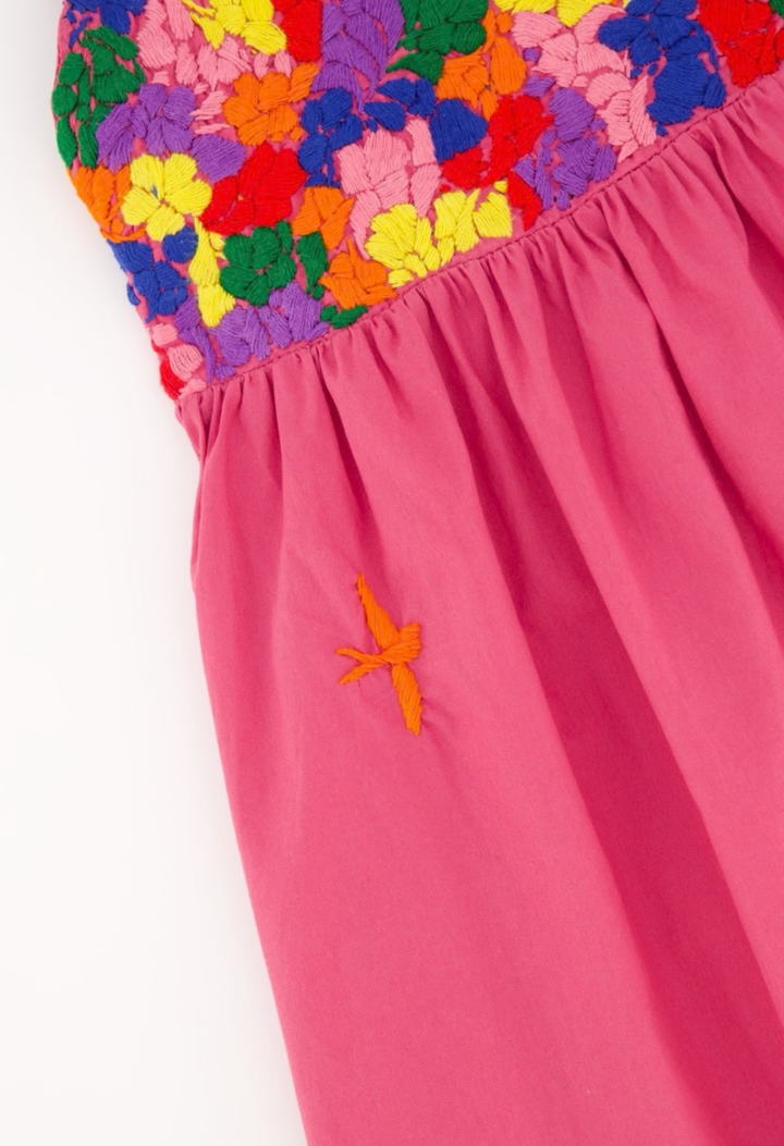 Chela Girl's Dress Childrens Chela Hot Pink Fiesta Dress Chela Hot Pink Fiesta Dress