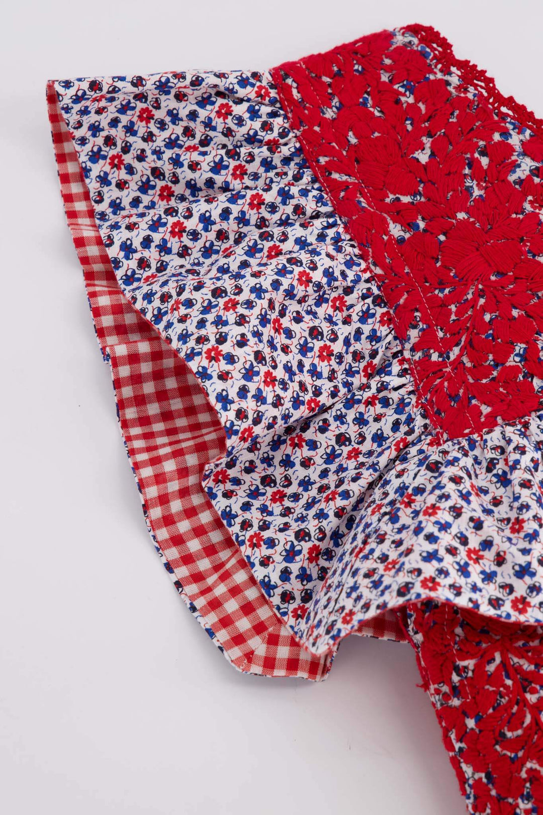 Soledad Floral Roja Midi Dress