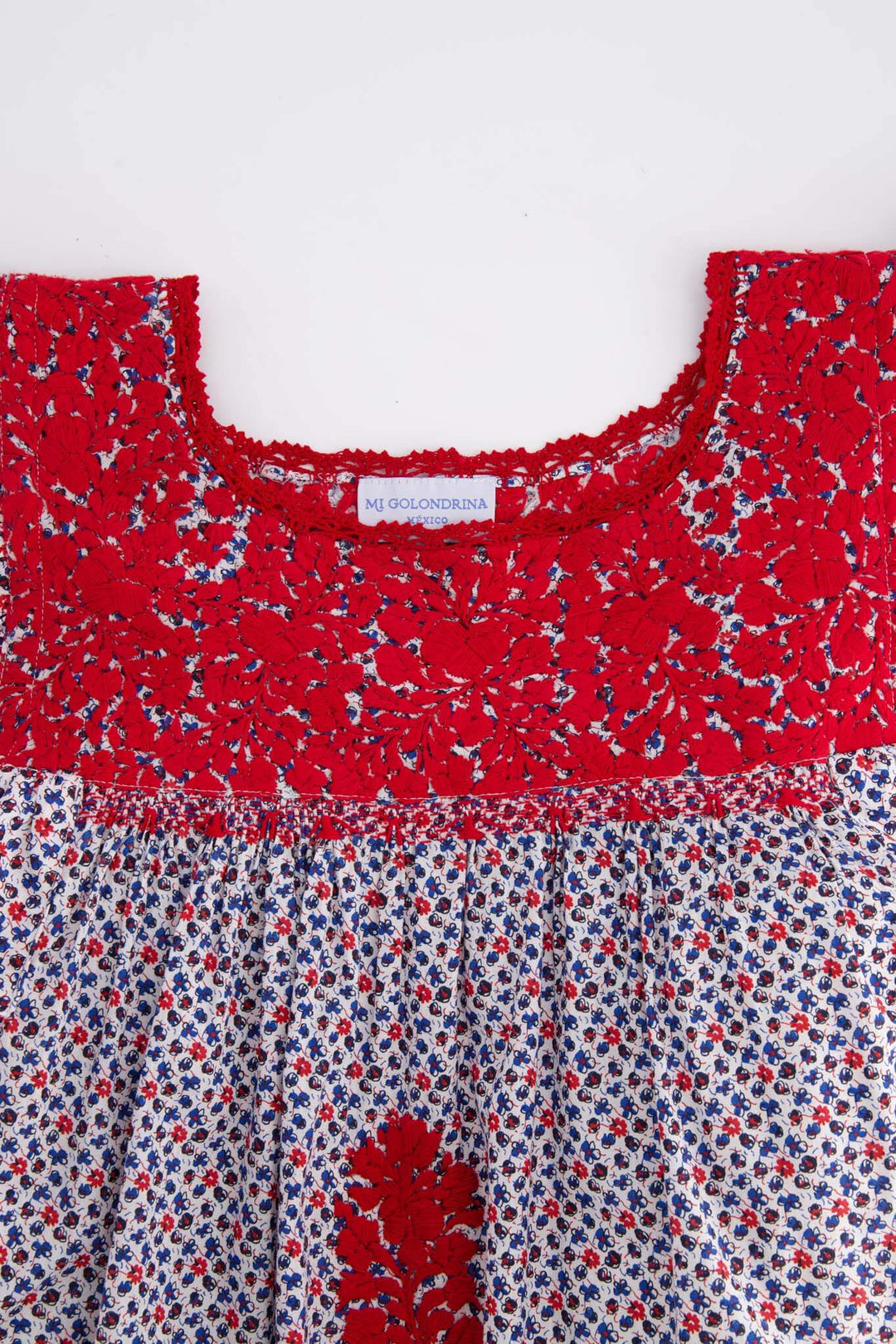 Soledad Floral Roja Midi Dress
