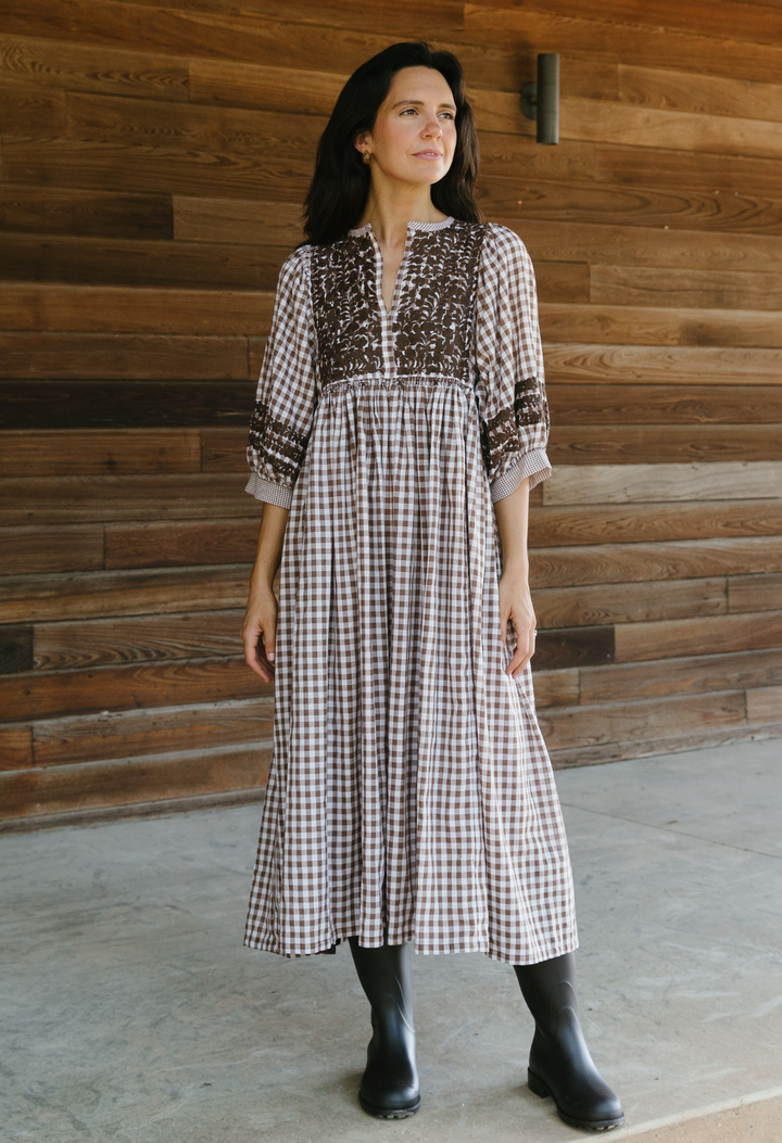 Violeta Café Gingham