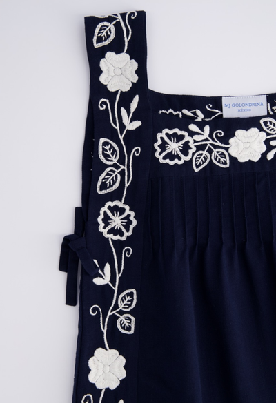 Mia Long Dress Dress Mia Navy and White Midi Dress Mia Navy and White Midi Dress