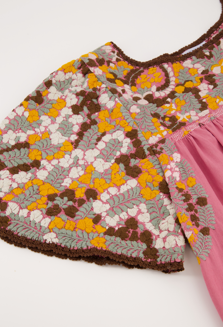 Julieta Rosa Claro Midi Dress