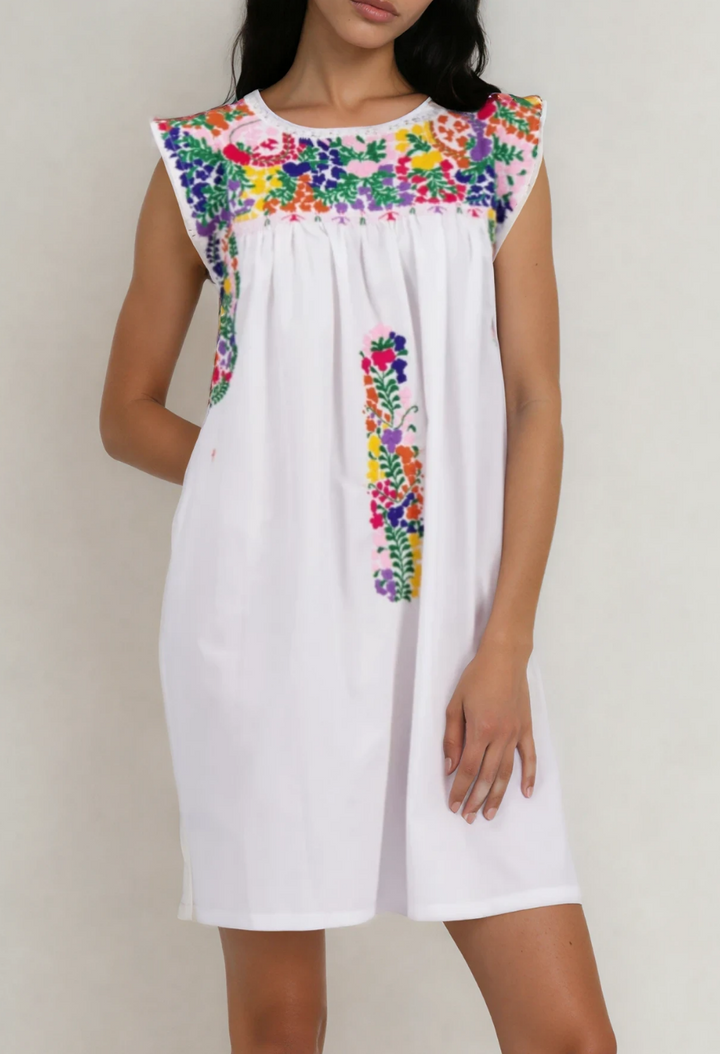 Flores Classic Fiesta Short Dress | Mi Golondrina Flores Classic Fiesta Short Dress | Mi Golondrina