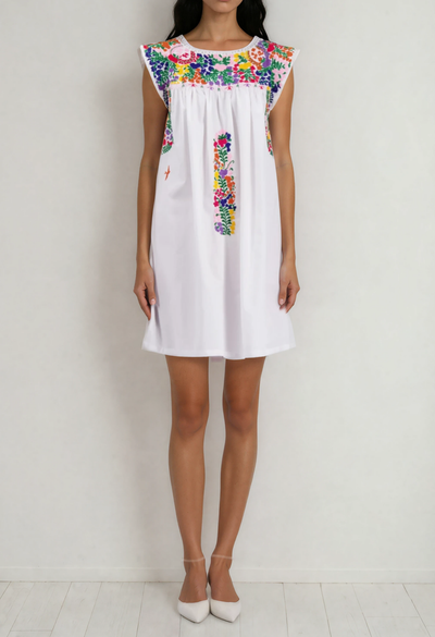 Flores Short Dress Dress Flores Classic Fiesta Short Dress Flores Classic Fiesta Short Dress | Mi Golondrina