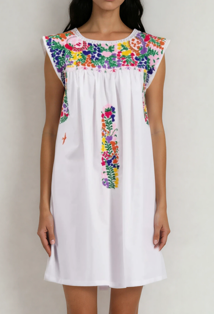 Flores Short Dress Dress Flores Classic Fiesta Short Dress Flores Classic Fiesta Short Dress | Mi Golondrina