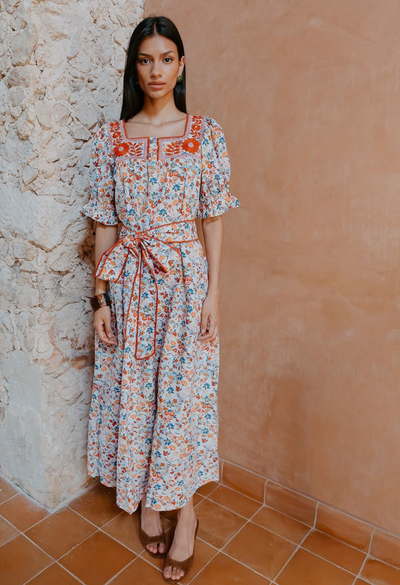 Maria Long Dress Dress Maria Wildflower Meadow Long Dress Maria Wildflower Meadow Long Dress