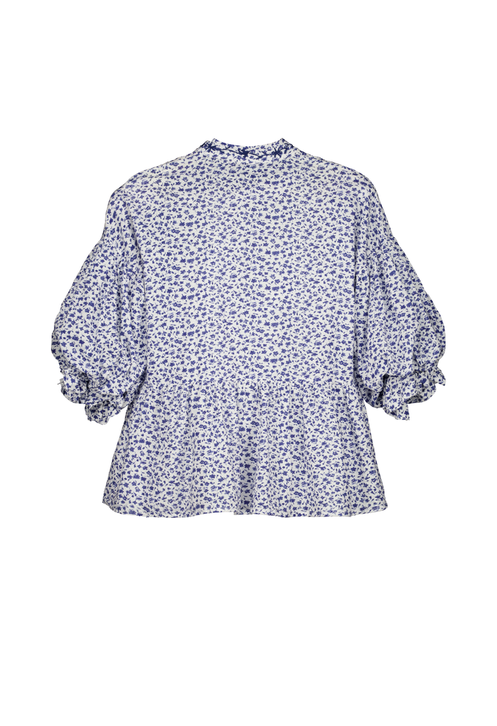 Francisca Blue Floral Blouse