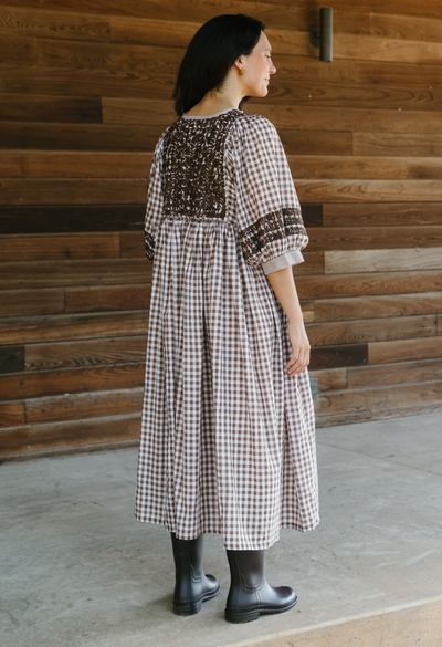 Violeta Café Gingham