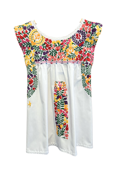 Flores Blouse Blouse Flores Orange and Yellow Fiesta Blouse Flores Orange and Yellow Fiesta Blouse
