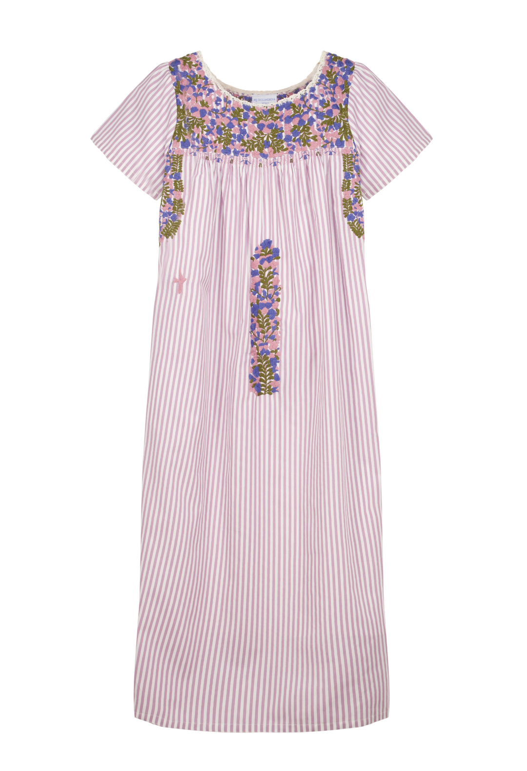 Liliana Rosa Rayas Midi Dress