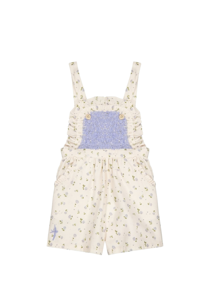 Lula Jumper Childrens Lula Periwinkle Floral Girl Short Jumper Lula Periwinkle Floral Girl Short Jumper