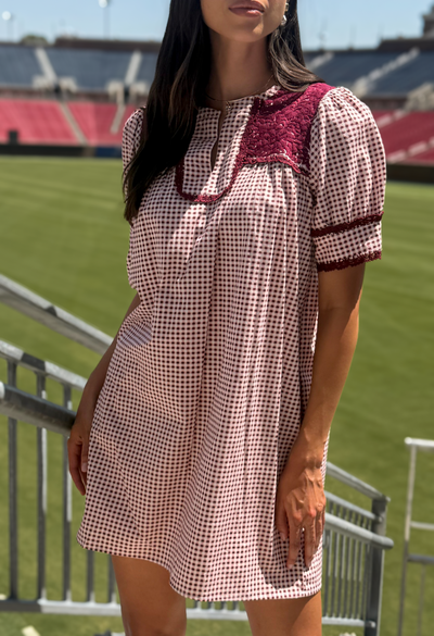 Aurora Short Dress Dress Aurora Maroon Short Dress Aurora Maroon Short Dress