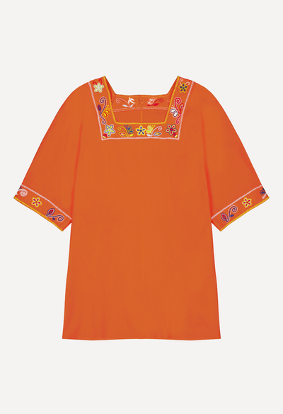 Silvia Short Tunic Dress Silvia Orange Short Tunic Silvia Orange Short Tunic