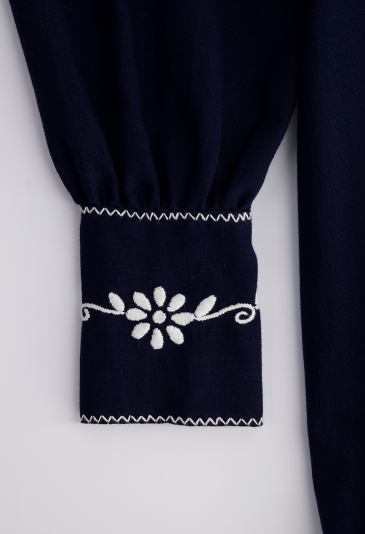 Martina Long Dress Dress Martina Navy and White Midi Dress Martina Navy and White Midi Dress