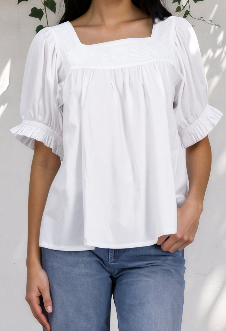 Maria Blouse Blouse Maria White Blouse Maria White Blouse