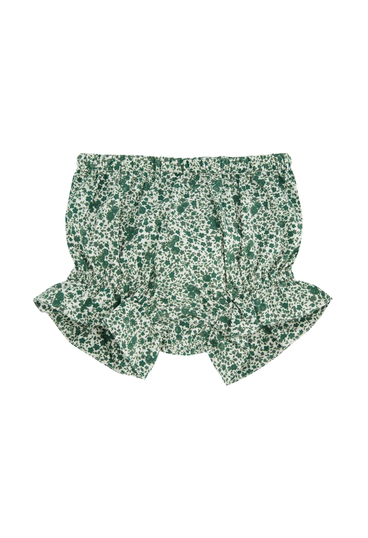 Ines Floral Verde Girl's Dress